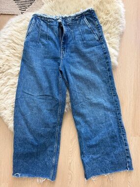 Hudson High-Rise Darted Wide Leg Jean 26” inseam